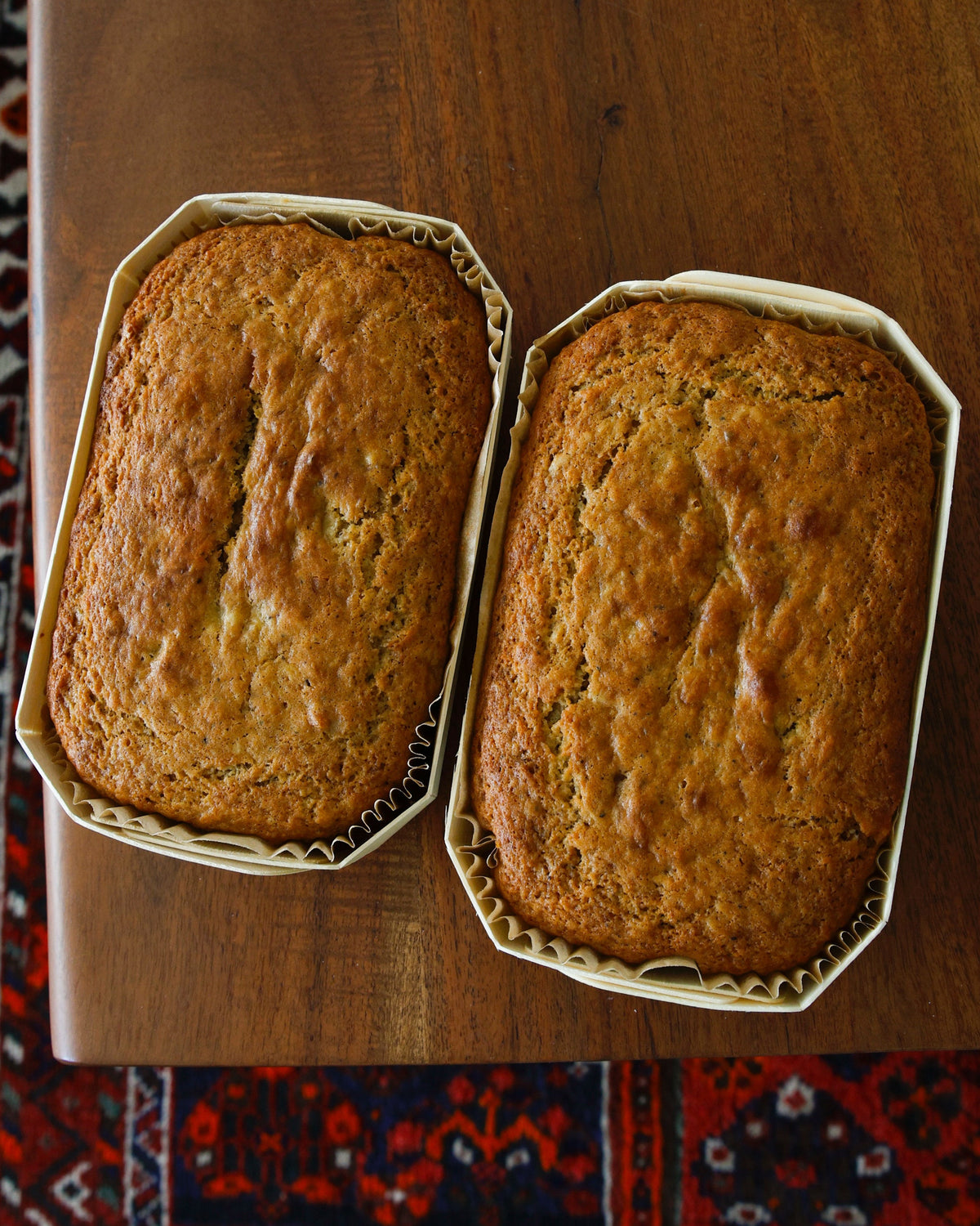 Two loaves baked in the Anchor & Rye bakehouse